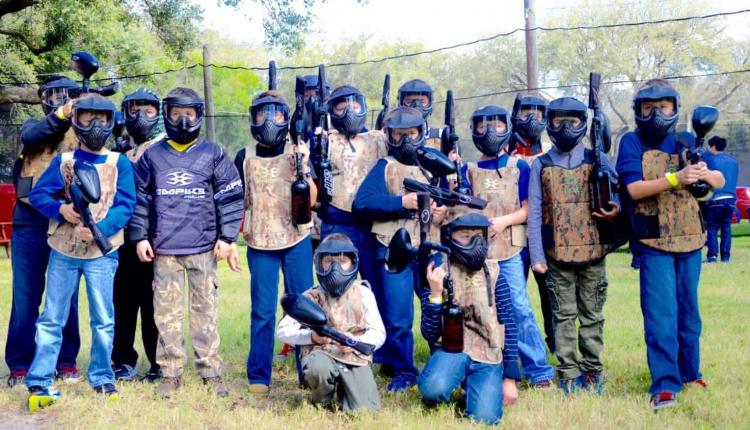 paintball çocuk parti